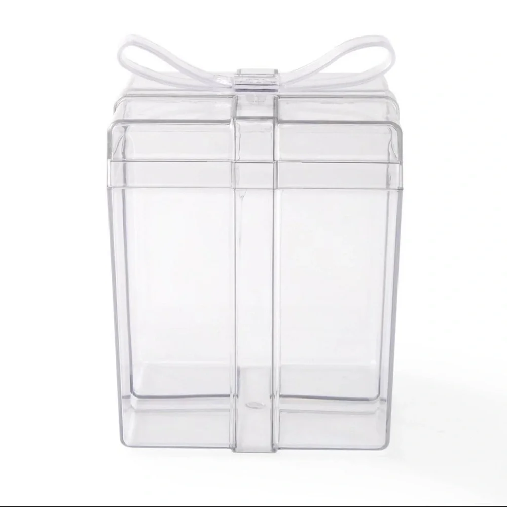 New! Acrylic Clear Square Gift Box, Target Bullseye Playground 2025 Collection
